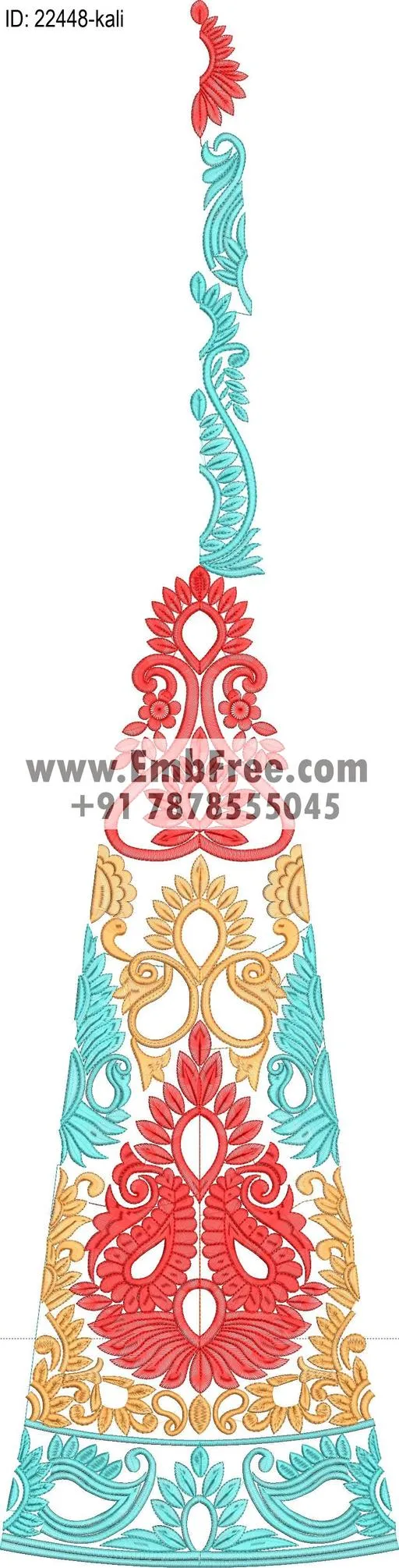 Embroidery Designs for dress id:22448