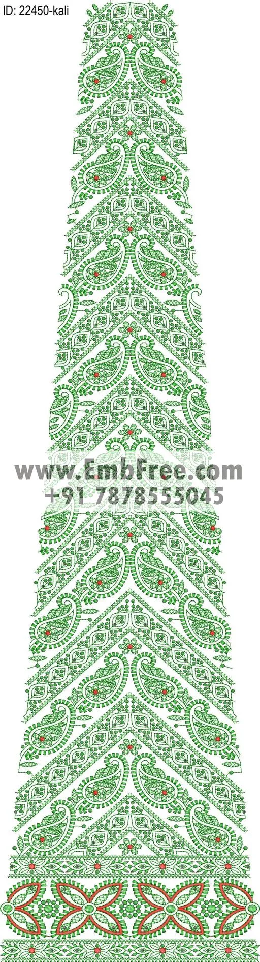 Embroidery Designs for dress id:22450