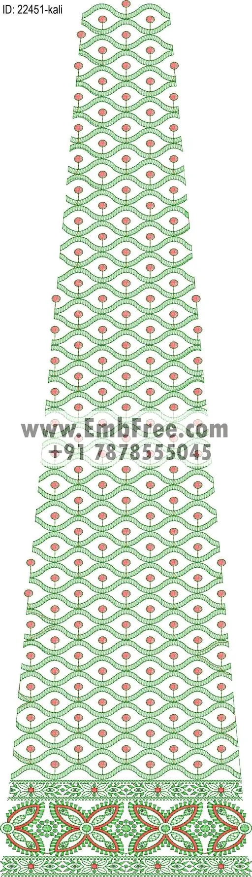 Embroidery Designs for dress id:22451