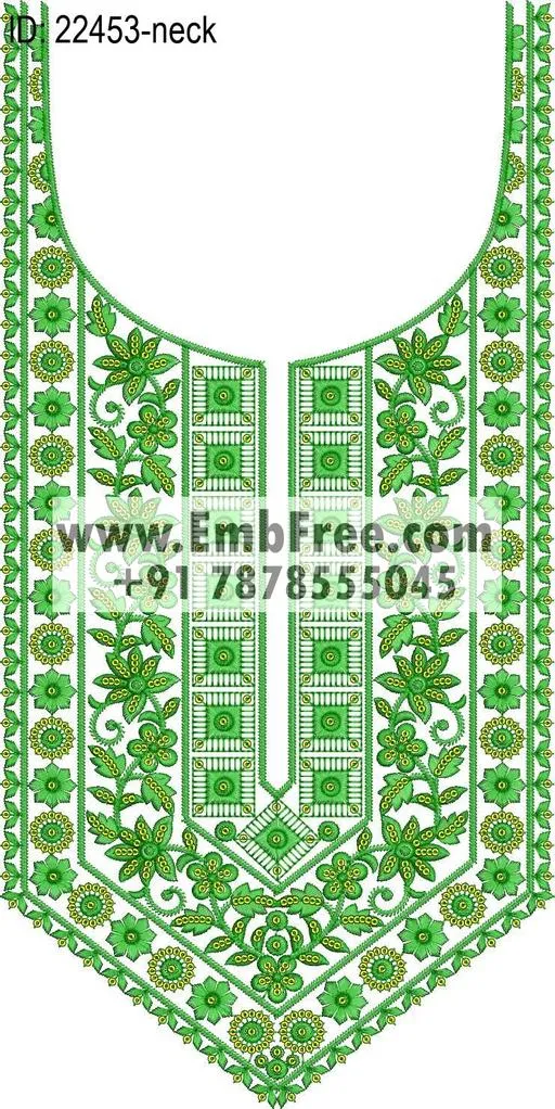 Embroidery Designs for dress id:22453