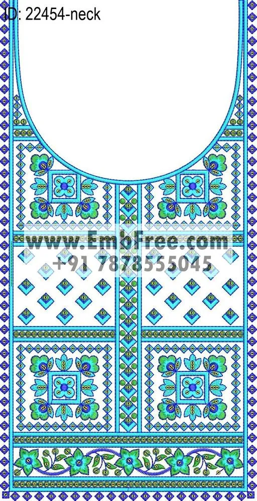 Embroidery Designs for dress id:22454