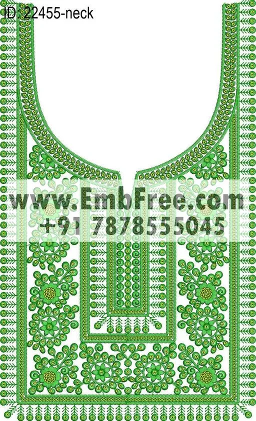 Embroidery Designs for dress id:22455