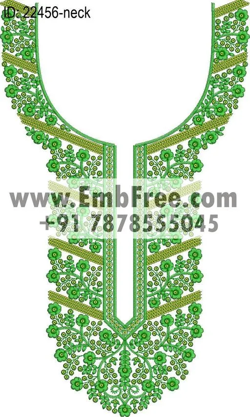 Embroidery Designs for dress id:22456