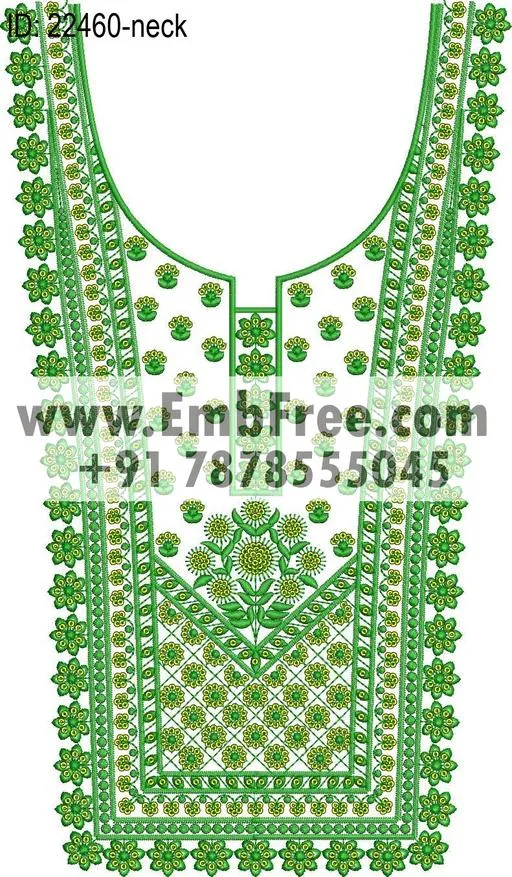 Embroidery Designs for dress id:22460