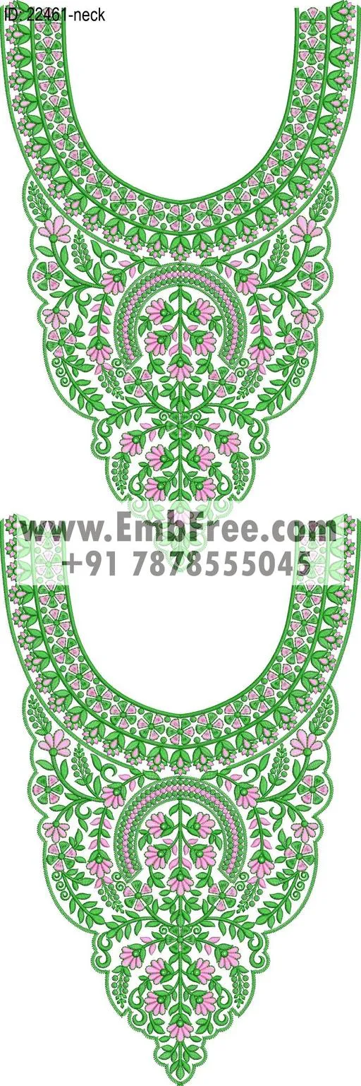 Embroidery Designs for dress id:22461