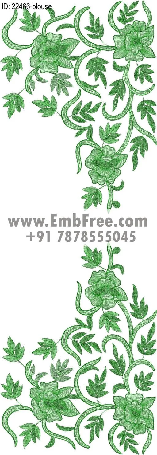 blouse embroidery design-ID:22466