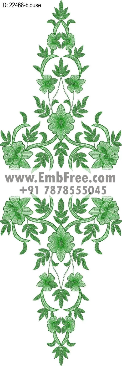 blouse embroidery design-ID:22468