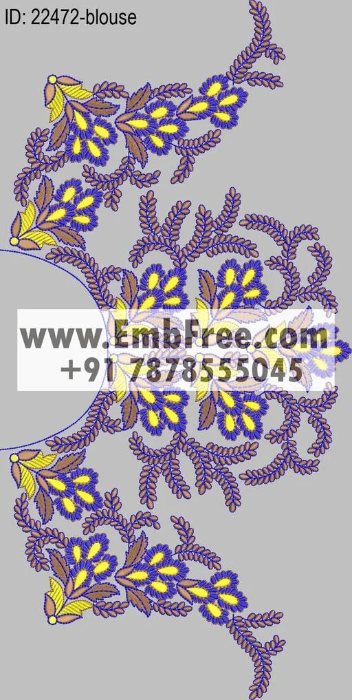 blouse embroidery design