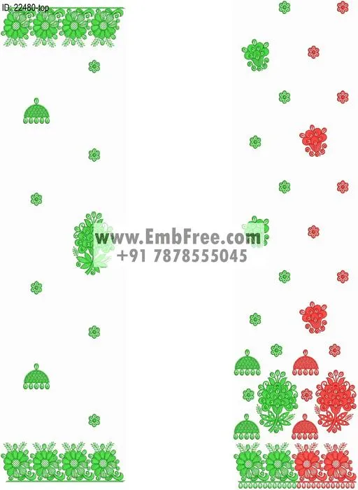 top suit embroidery design thumbnail 2