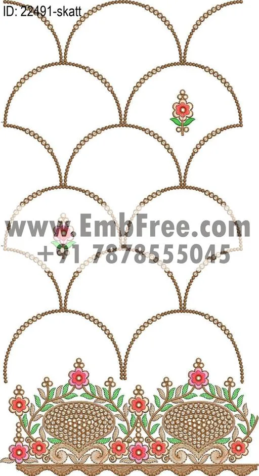 saree cpallu embroidery design thumbnail 3