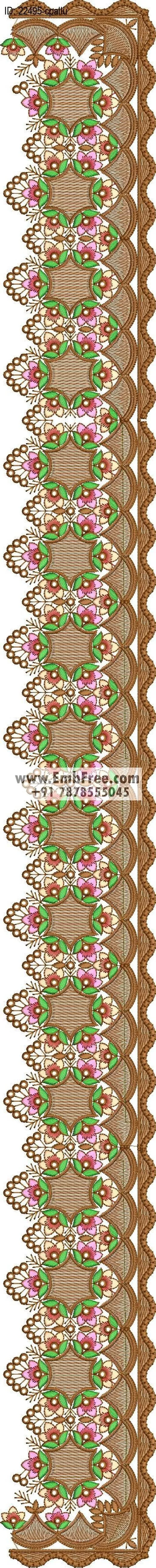 saree cpallu embroidery design