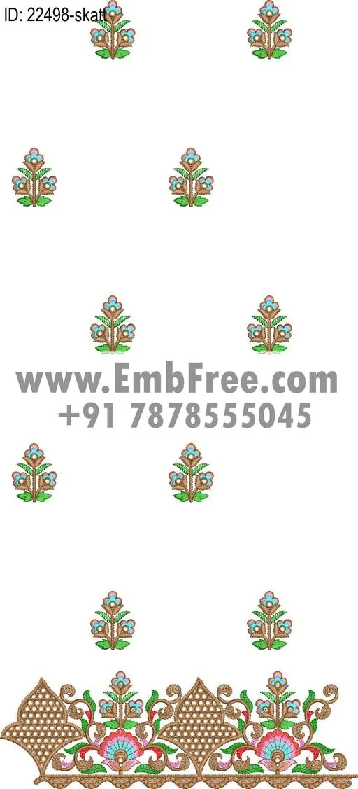 saree cpallu embroidery design thumbnail 3