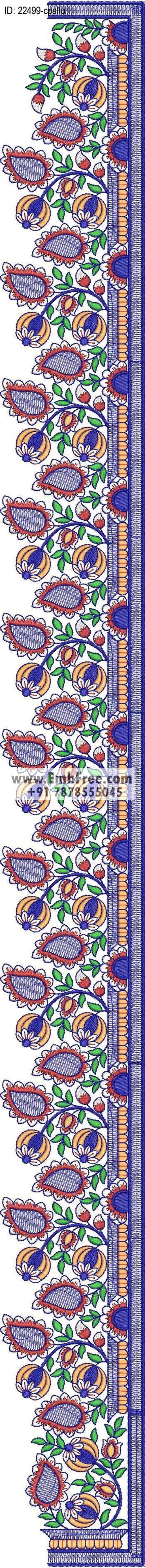 saree cpallu embroidery design
