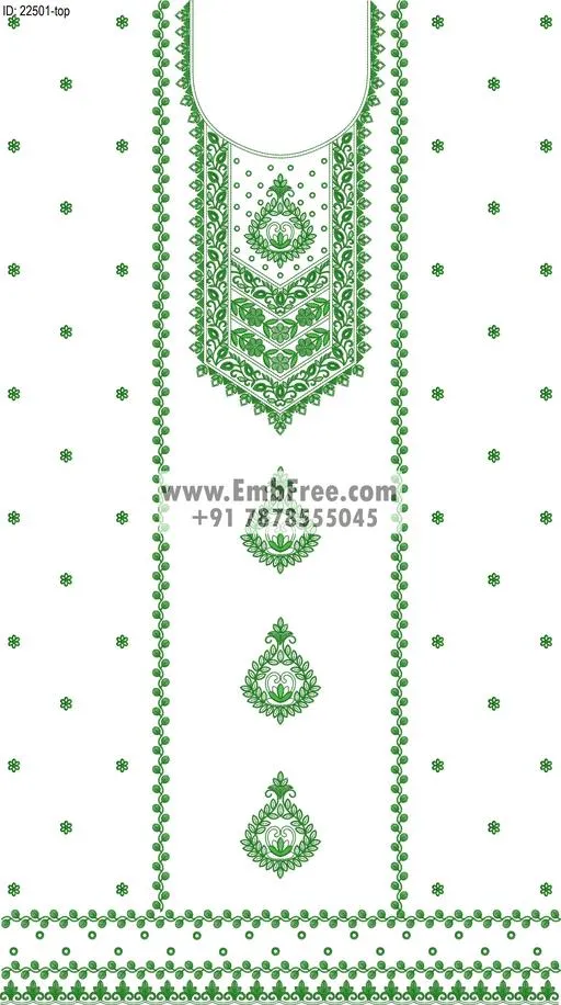 Embroidery Designs for dress id:22501