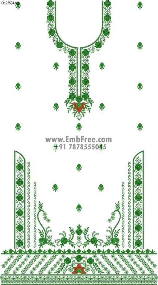 Embroidery Designs for dress id:22504