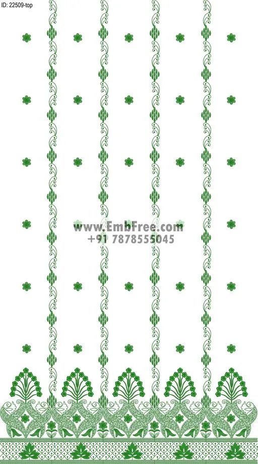 Embroidery Designs for dress id:22509