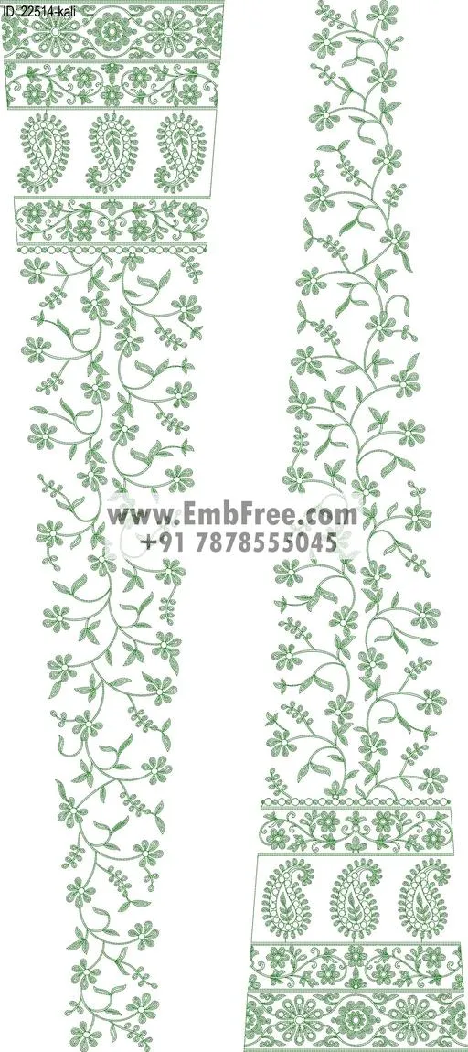 Embroidery Designs for dress id:22514