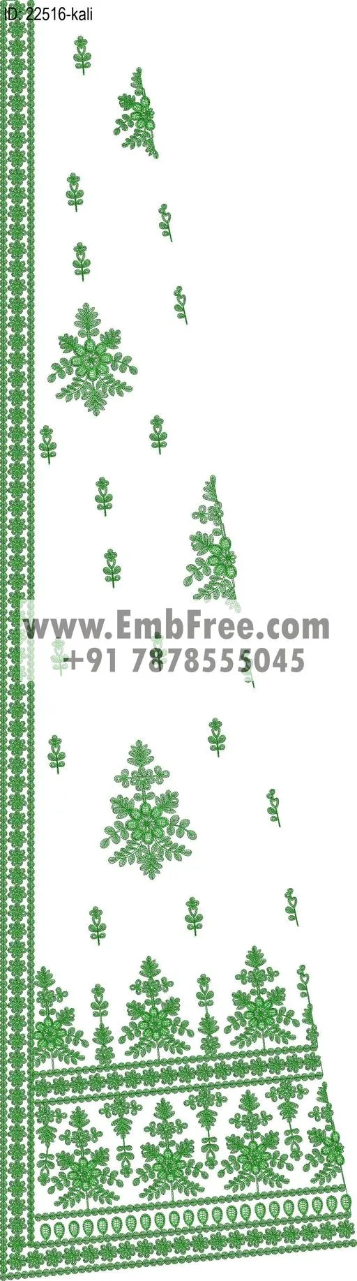 Embroidery Designs for dress id:22516