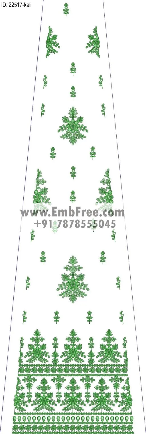 Embroidery Designs for dress id:22517
