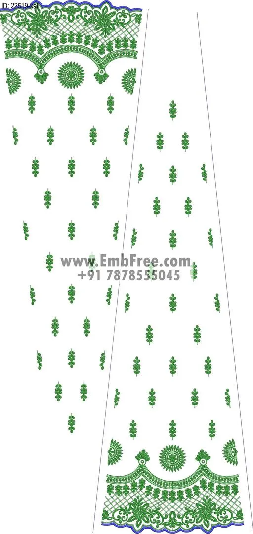 Embroidery Designs for dress id:22519