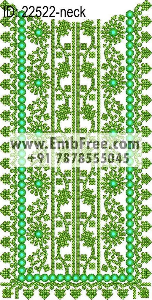 Embroidery Designs for dress id:22522
