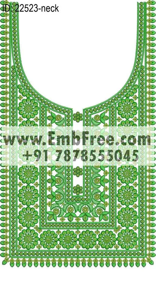 Embroidery Designs for dress id:22523