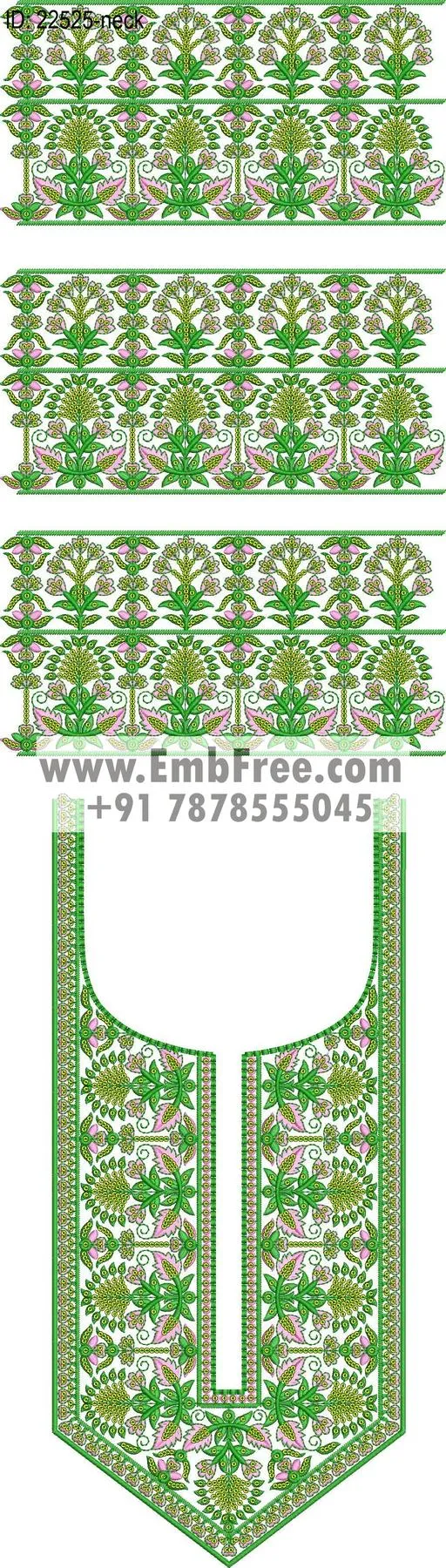 Embroidery Designs for dress id:22525