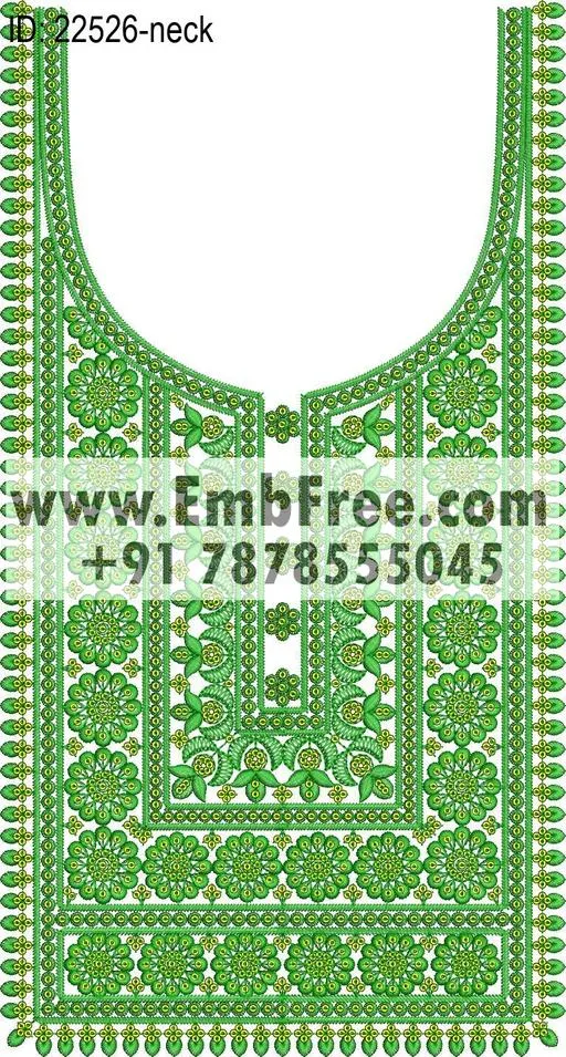 Embroidery Designs for dress id:22526