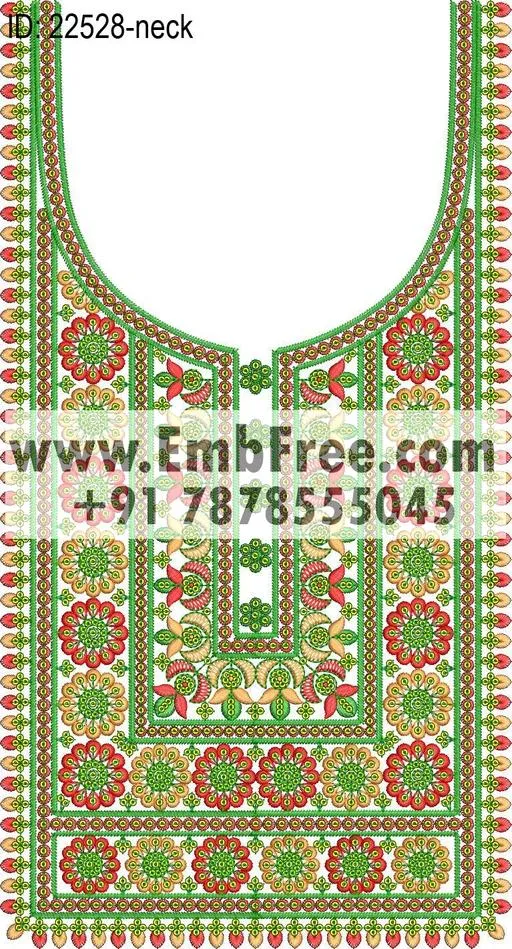 Embroidery Designs for dress id:22528