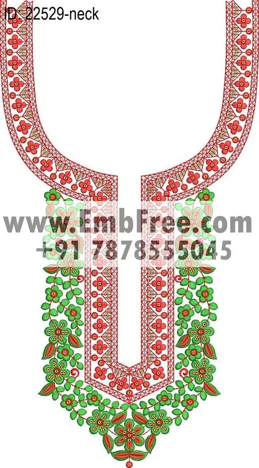 Embroidery Designs for dress id:22529