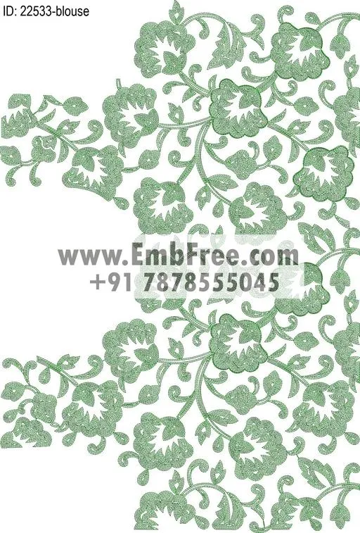 blouse embroidery design-ID:22533