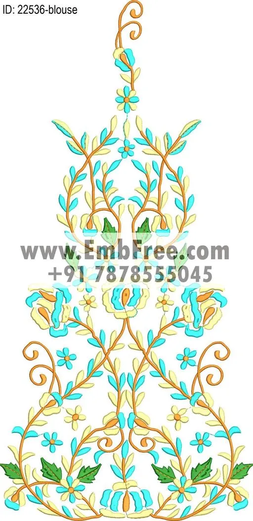 blouse embroidery design-ID:22536
