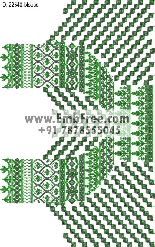 blouse embroidery design-ID:22540