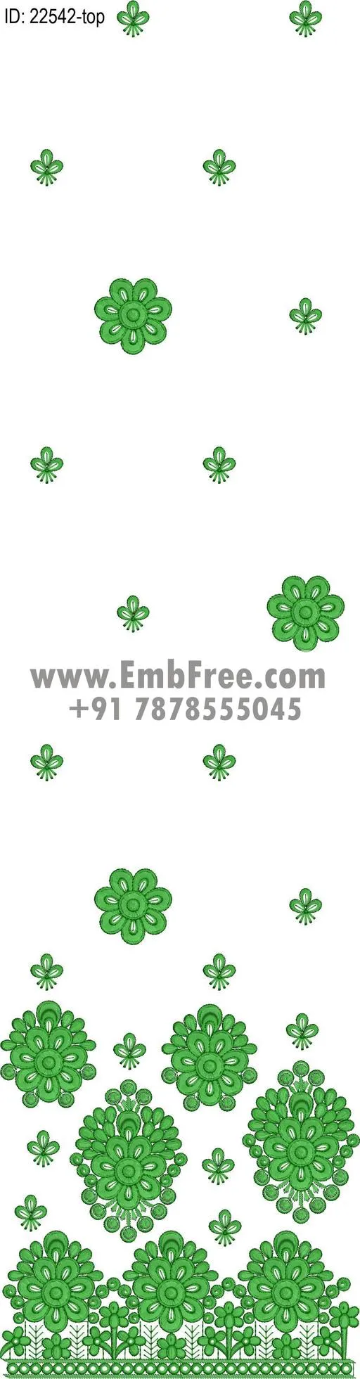 Embroidery Designs for dress id:22542