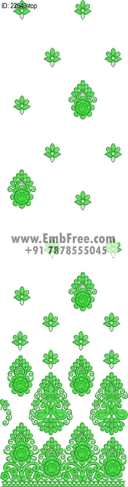 Embroidery Designs for dress id:22543