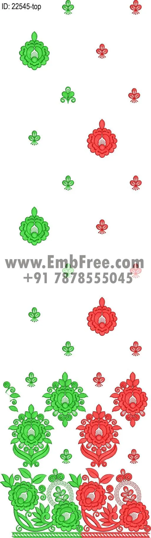 Embroidery Designs for dress id:22545