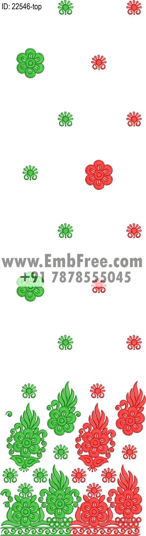 Embroidery Designs for dress id:22546