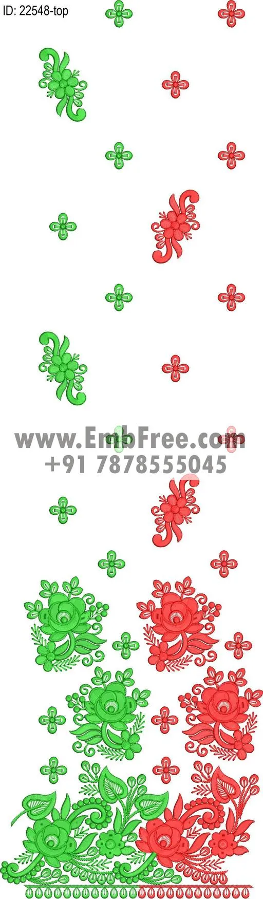 Embroidery Designs for dress id:22548