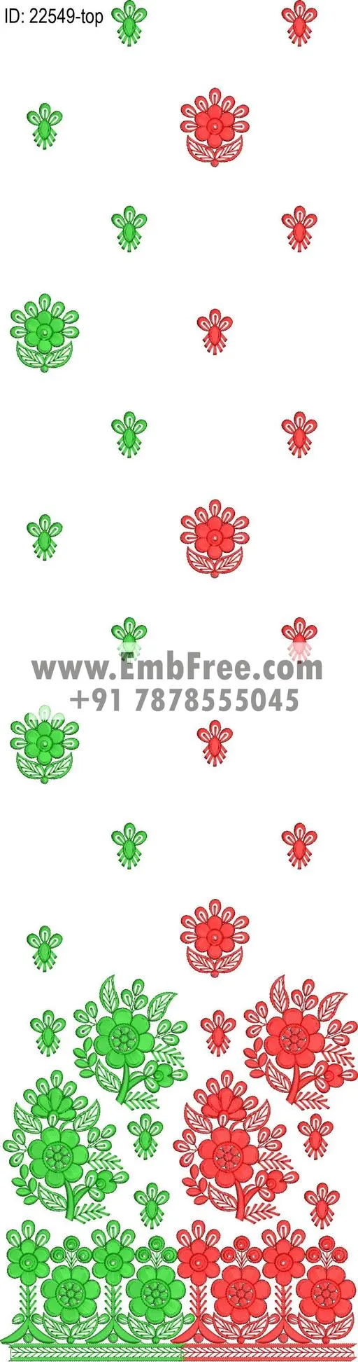 Embroidery Designs for dress id:22549