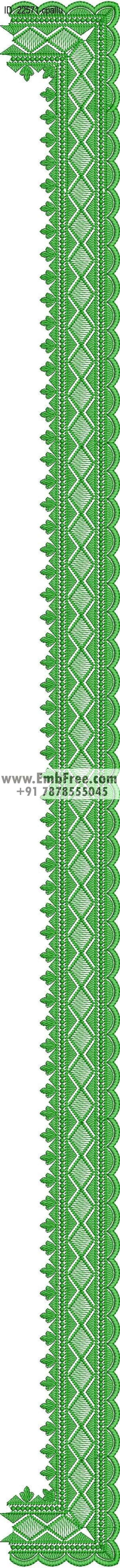 saree cpallu embroidery design