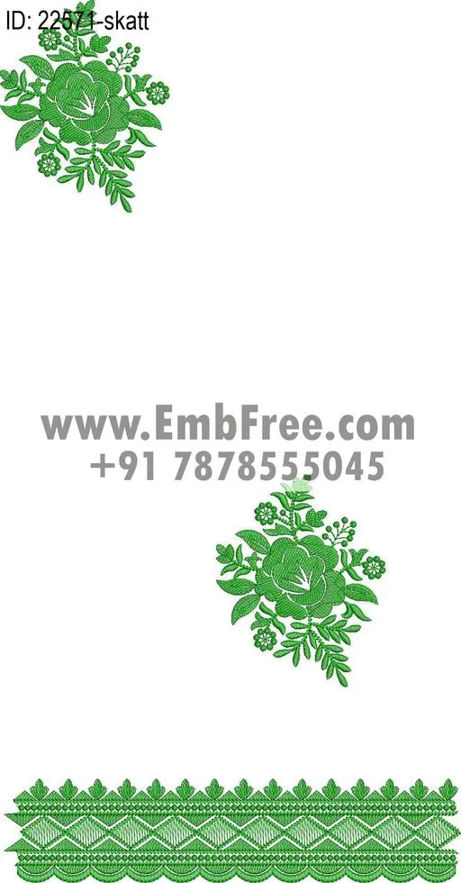 saree cpallu embroidery design thumbnail 3