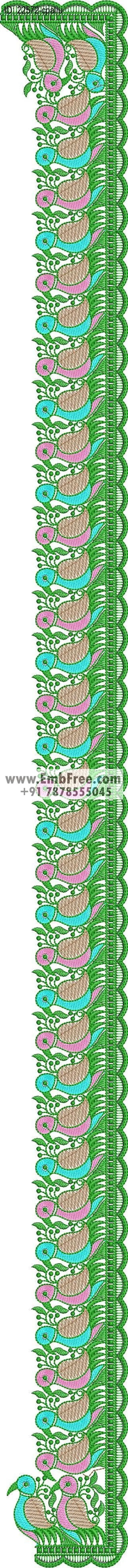 saree cpallu embroidery design