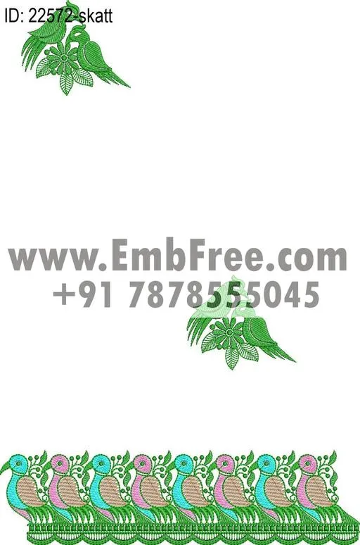 saree cpallu embroidery design thumbnail 3