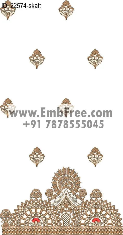 saree cpallu embroidery design thumbnail 3