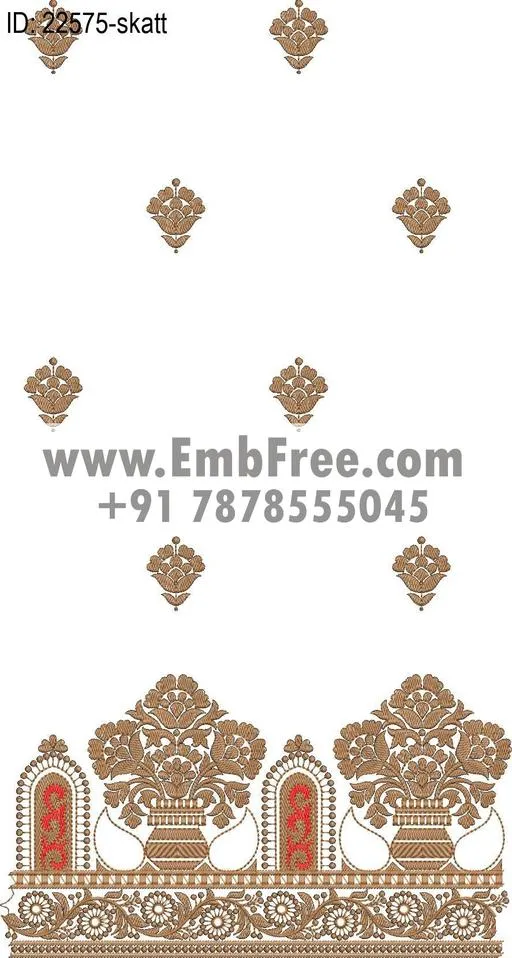 saree cpallu embroidery design thumbnail 3