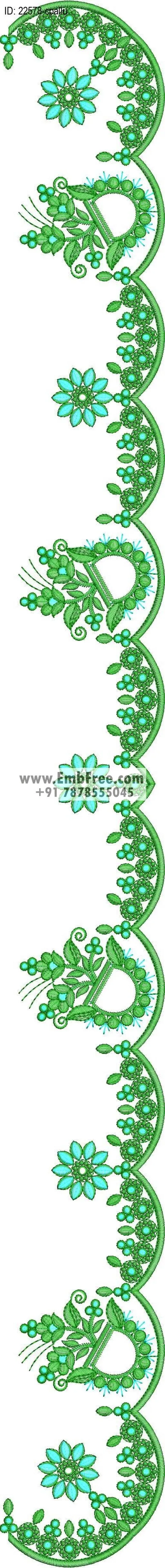 saree cpallu embroidery design