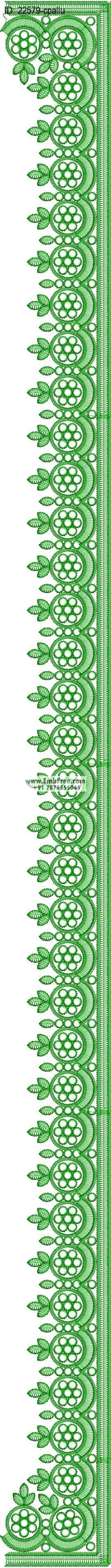 saree cpallu embroidery design