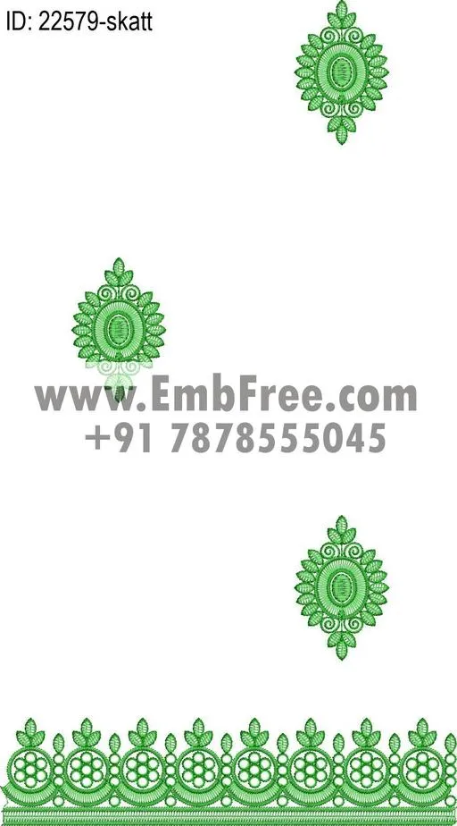 saree cpallu embroidery design thumbnail 3