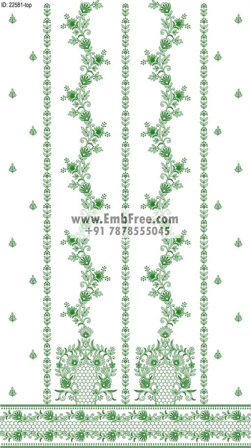 dress single head embroidery design-ID:22581