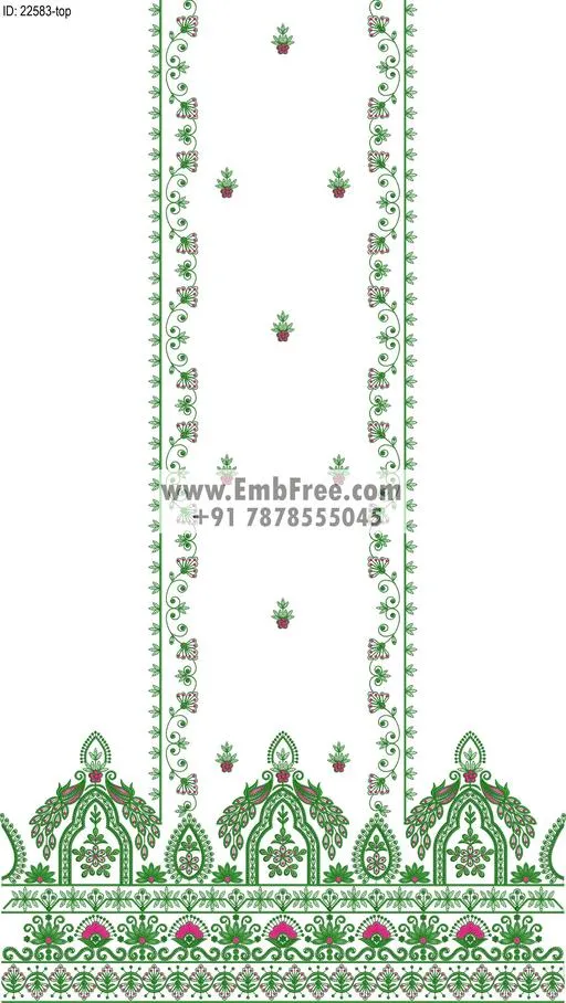 dress single head embroidery design-ID:22583